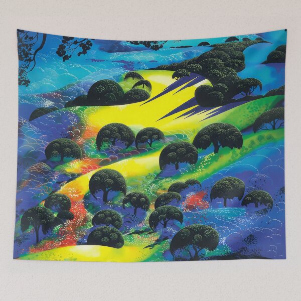 Item preview, Eyvind Earle, 1916-2000 United States, Original Paintings by Eyvind Earle, Eyvind Earle Magic Realism designed and sold by J-Oua.