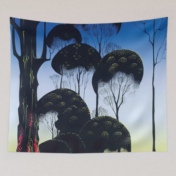 Item preview, Eyvind Earle, 1916-2000 United States, Original Paintings by Eyvind Earle, Eyvind Earle Magic Realism designed and sold by J-Oua.