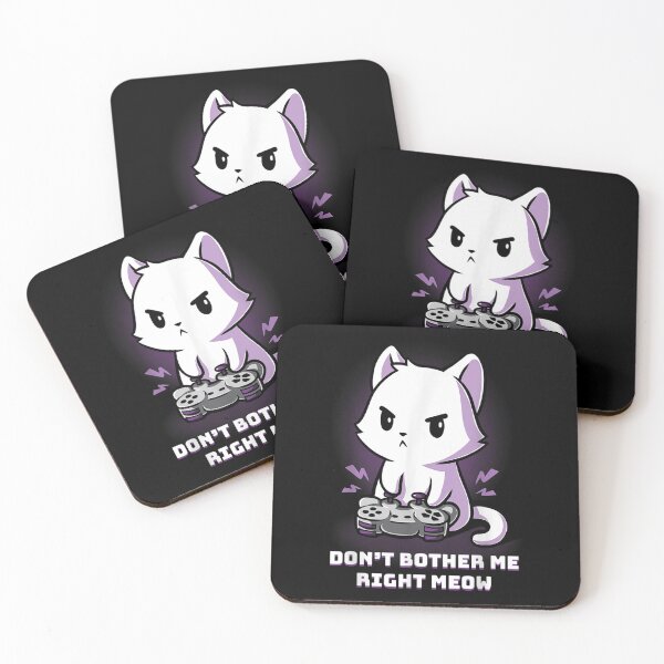 Item preview, Don't Bother Me Right Meow Cat Playing Game designed and sold by Peggy-Fashion.
