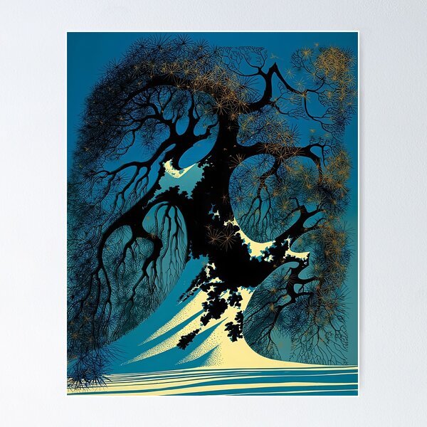 Item preview, Eyvind Earle, 1916-2000 United States, Original Paintings by Eyvind Earle, Eyvind Earle Magic Realism designed and sold by J-Oua.