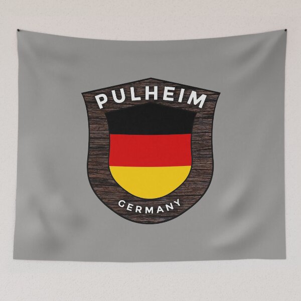 Item preview, Pulheim Germany Emblem Flag designed and sold by World Designs.