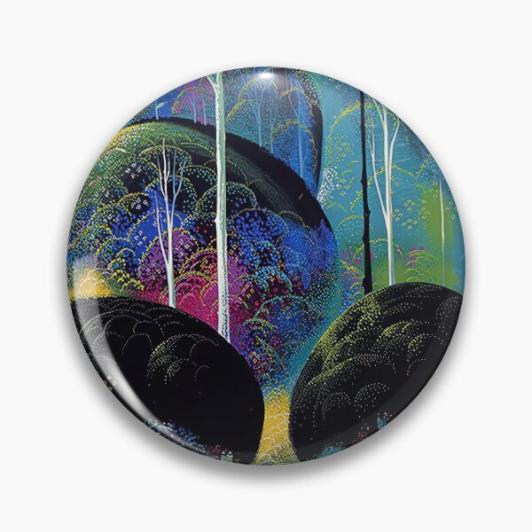 Item preview, Eyvind Earle, 1916-2000 United States, Original Paintings by Eyvind Earle, Eyvind Earle Magic Realism designed and sold by J-Oua.