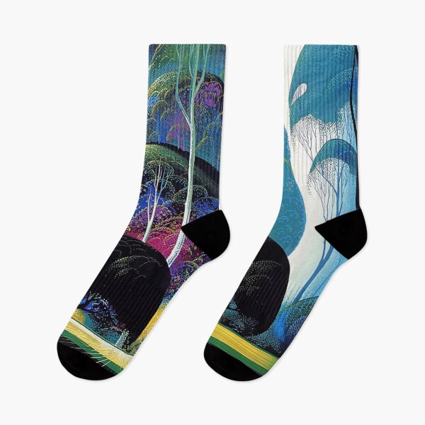 Item preview, Eyvind Earle, 1916-2000 United States, Original Paintings by Eyvind Earle, Eyvind Earle Magic Realism designed and sold by J-Oua.
