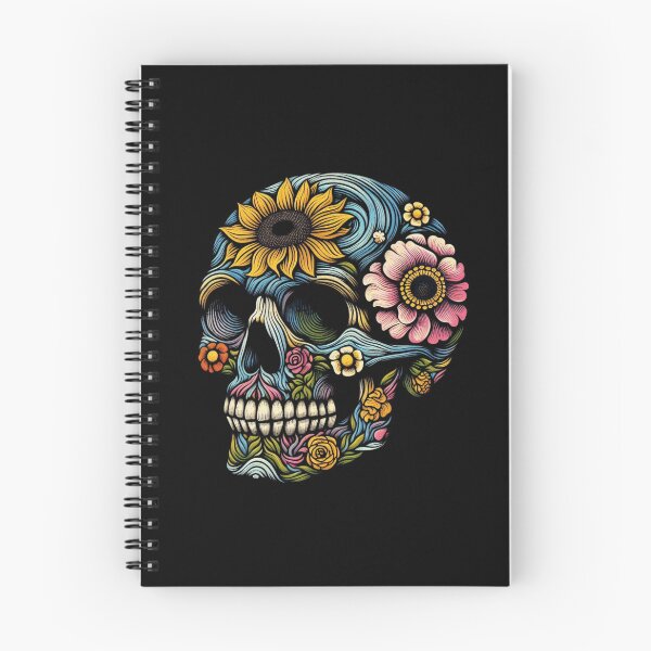 Item preview, Skull Flower - Van goh inspired designed and sold by JopangStyles.