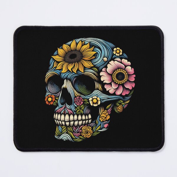 Item preview, Skull Flower - Van goh inspired designed and sold by JopangStyles.