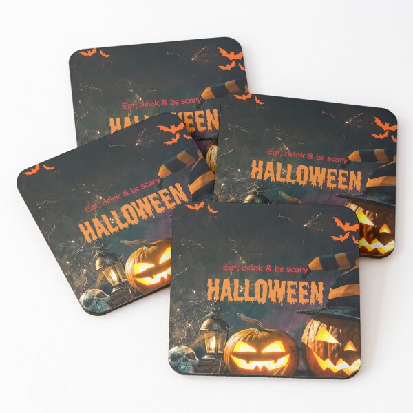 Item preview, Spooky Halloween, Eat Drink & Be Scary designed and sold by ArtPixelHaven.