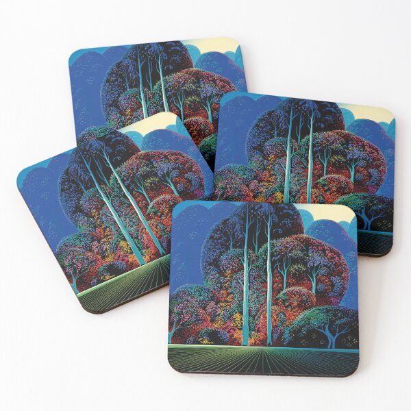 Item preview, Eyvind Earle, 1916-2000 United States, Original Paintings by Eyvind Earle, Eyvind Earle Magic Realism designed and sold by J-Oua.