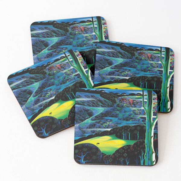 Item preview, Eyvind Earle, 1916-2000 United States, Original Paintings by Eyvind Earle, Eyvind Earle Magic Realism designed and sold by J-Oua.