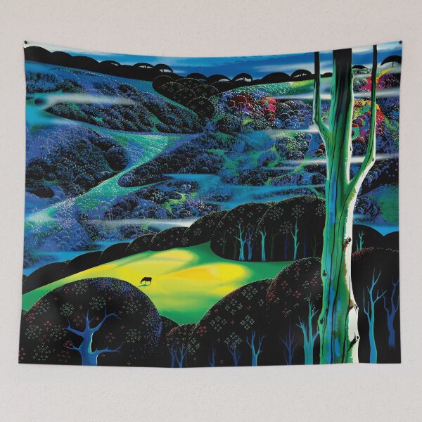 Item preview, Eyvind Earle, 1916-2000 United States, Original Paintings by Eyvind Earle, Eyvind Earle Magic Realism designed and sold by J-Oua.