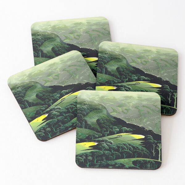 Item preview, Eyvind Earle, 1916-2000 United States, Original Paintings by Eyvind Earle, Eyvind Earle Magic Realism designed and sold by J-Oua.
