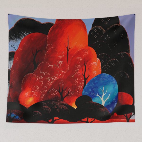 Item preview, Eyvind Earle, 1916-2000 United States, Original Paintings by Eyvind Earle, Eyvind Earle Magic Realism designed and sold by J-Oua.