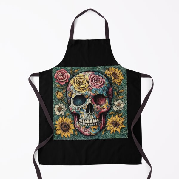 Item preview, Skull Flower - Van goh inspired 2 designed and sold by JopangStyles.