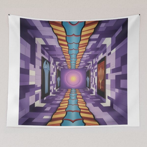 Artikelvorschau, Futuristische Korridor-Illusion entworfen und verkauft von merve02shop.