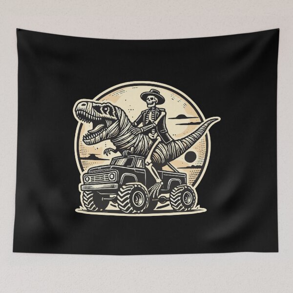 Item preview, Dinosaurs On Monster Truck Motorsport Lovers designed and sold by LuminOrb.