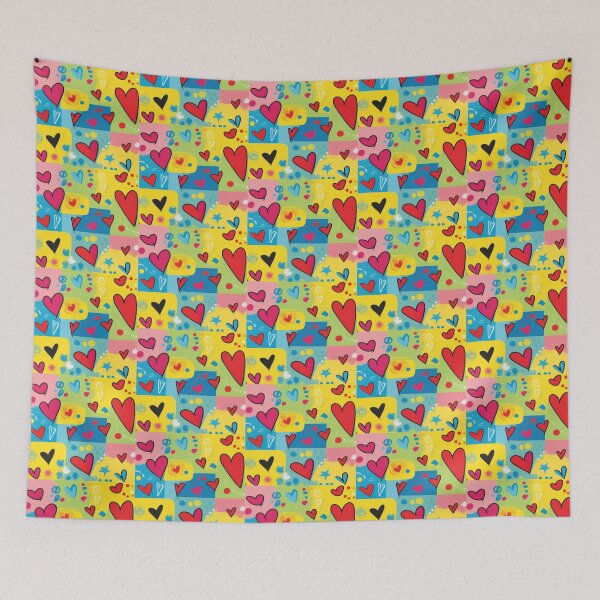 Item preview, Multicolor hearts designed and sold by SARA24designs.