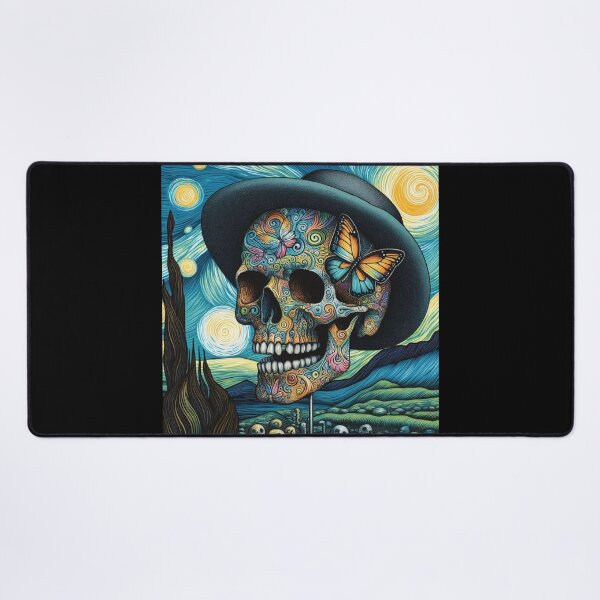 Item preview, Skull Flower - Van goh inspired 3 designed and sold by JopangStyles.