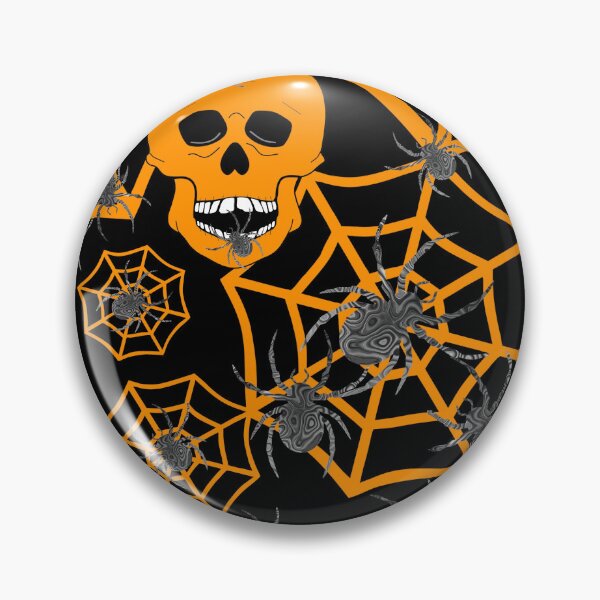 Item preview, ORANGE Skull Halloween designed and sold by Sartoris Art.