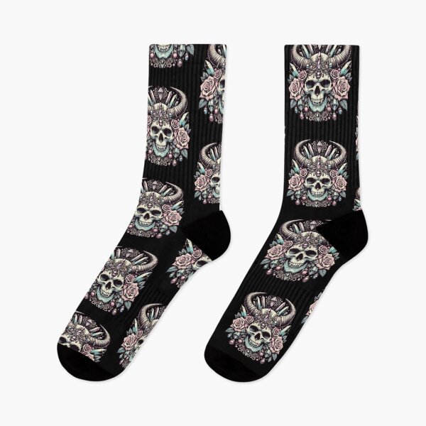 Item preview, Pastel Goth Aesthetic Dark Skull Design designed and sold by LuminOrb.