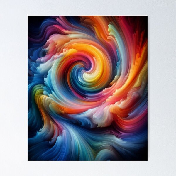 Item preview, Swirl Of Vibrant Colors Blending Seamlessly Into One Another. designed and sold by IrsathThaslima.