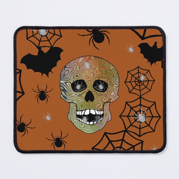 Item preview, Halloween Skull Bats Spiders Webs designed and sold by Sartoris Art.