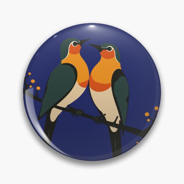 Item preview, Two Turtle Doves Cut-Out Stencil Retro Style 6 designed and sold by taiche.