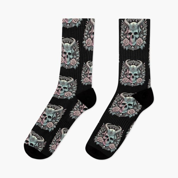 Item preview, Pastel Goth Aesthetic Dark Skull Design designed and sold by LuminOrb.