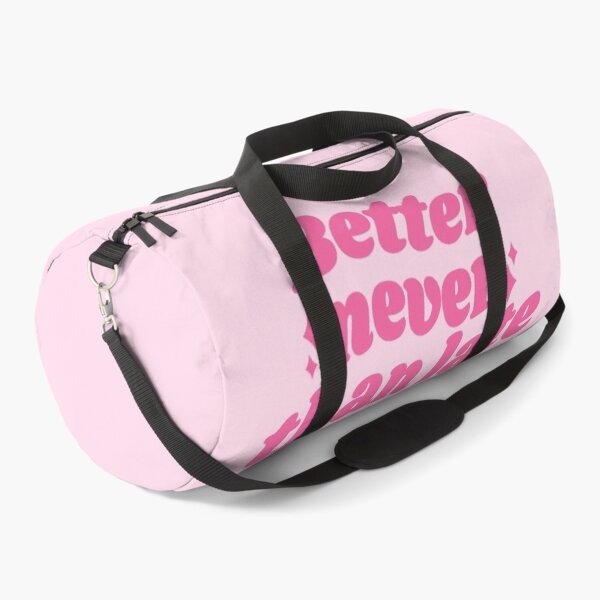 Item preview, Better NEVER than late - pink quote designed and sold by Cre8iveCat.
