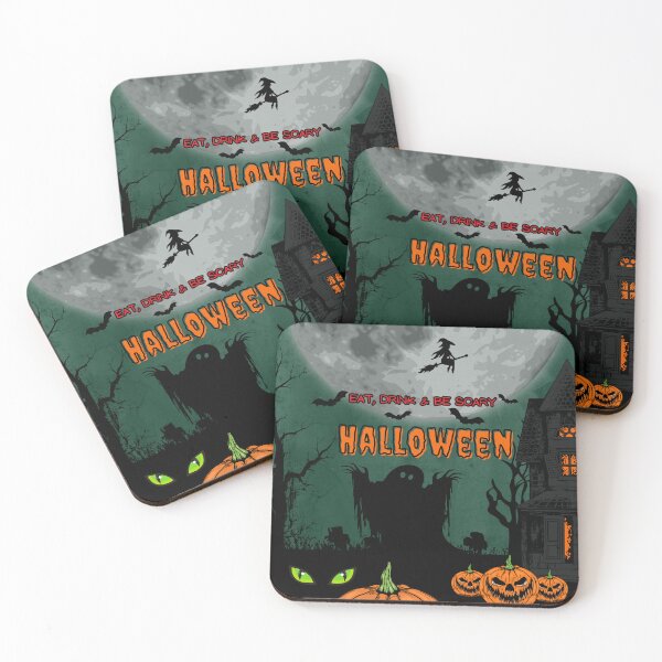 Item preview, Spooky Halloween, Eat Drink & Be Scary designed and sold by ArtPixelHaven.