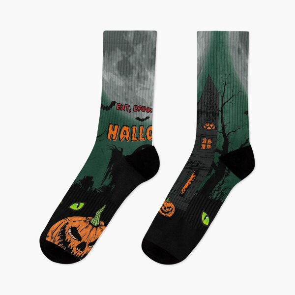 Item preview, Spooky Halloween, Eat Drink & Be Scary designed and sold by ArtPixelHaven.