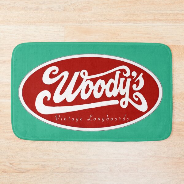 Item preview, Woody’s vintage Longboards - classic retro surf oval logo  designed and sold by Kludoman.