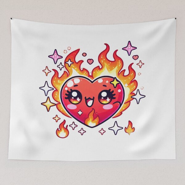Item preview, Heart On Fire designed and sold by lifestylegate.