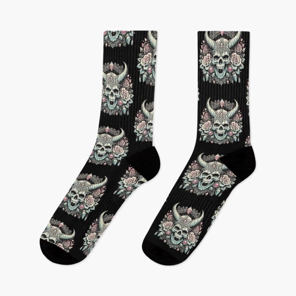 Item preview, Pastel Goth Aesthetic Dark Skull Design designed and sold by LuminOrb.