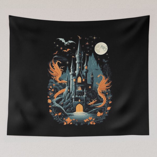 Item preview, Spooky Haunted Castle Magical Haunted Castle designed and sold by LuminOrb.