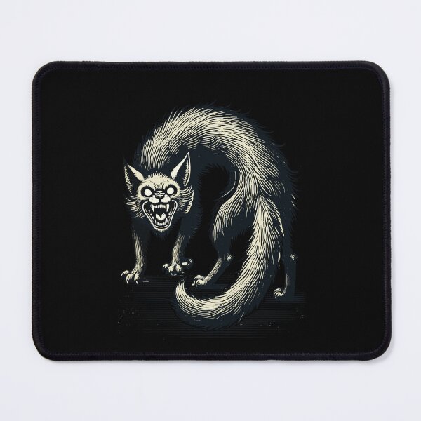 Item preview, Horrible Witch Cat Scary Horror Cat designed and sold by LuminOrb.