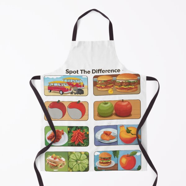 Item preview, Spot the Difference: Fun Food Puzzles designed and sold by merve02shop.