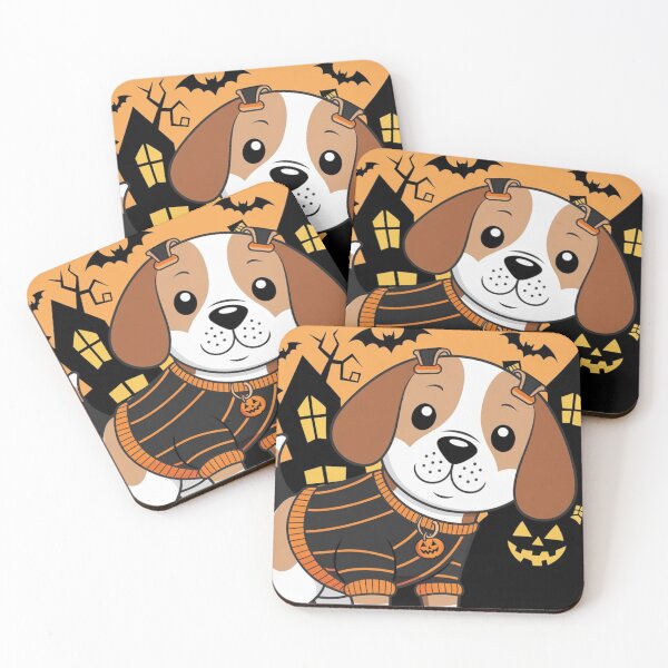 Item preview, Spooky Kawaii Beagle Halloween designed and sold by NeatThingLover.