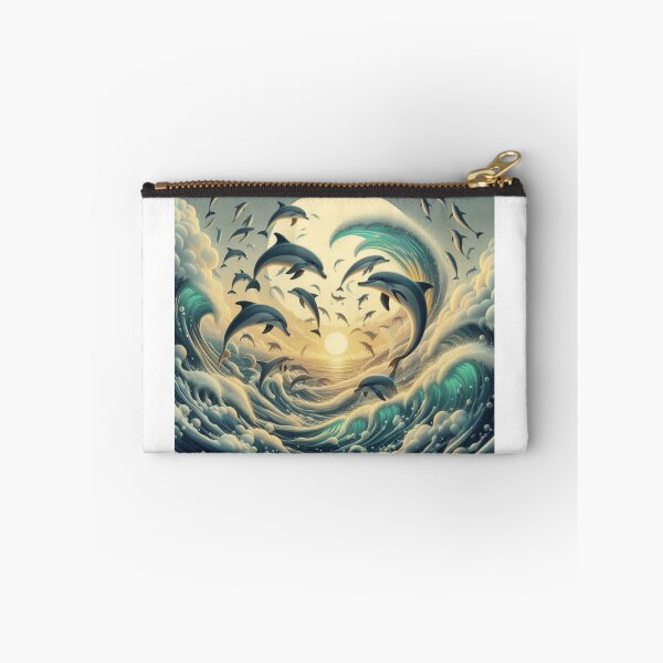 Item preview, Multiple Dolphins Jumping Out of the Sea Pattern designed and sold by choder61.