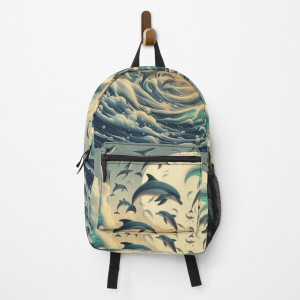 Item preview, Multiple Dolphins Jumping Out of the Sea Pattern designed and sold by choder61.