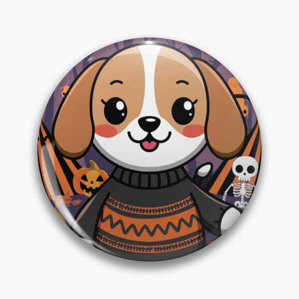 Item preview, Cute Kawaii Beagle Halloween Charm designed and sold by NeatThingLover.
