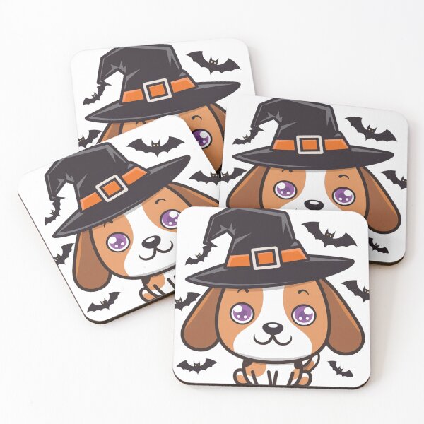 Item preview, Kawaii Beagle Halloween Magic designed and sold by NeatThingLover.