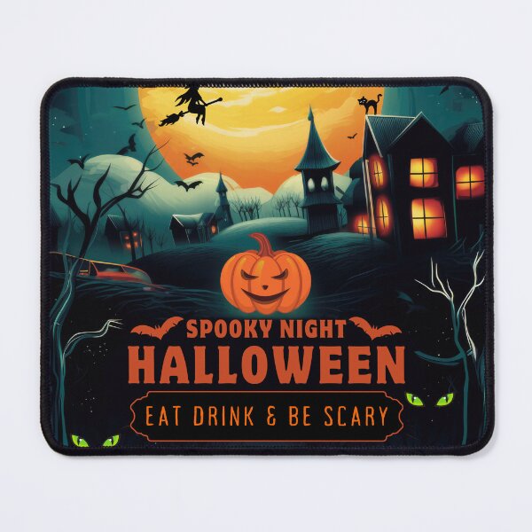 Item preview, Spooky Halloween, Eat Drink & Be Scary designed and sold by ArtPixelHaven.