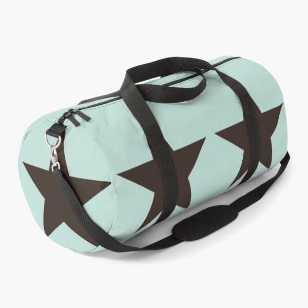 Item preview, Large DARK CHOCOLATE BROWN and MINT GREEN STARS designed and sold by RachelMacht.