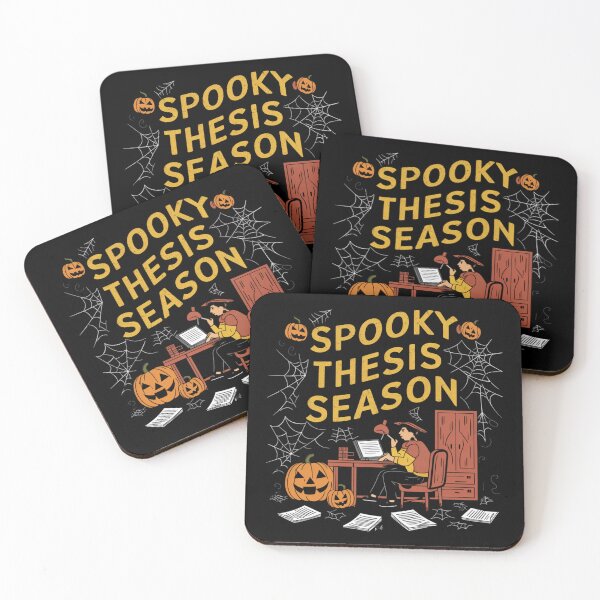 Item preview, spooky thesis season, funny masters and PhD Halloween designed and sold by NoetherSym.