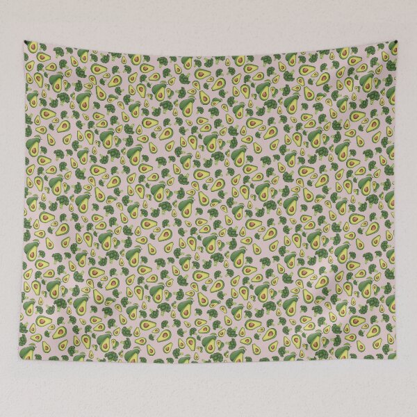 Item preview, avocado, broccoli, patterns, seamless, continuous, designer designed and sold by Tetiana Pohurska.