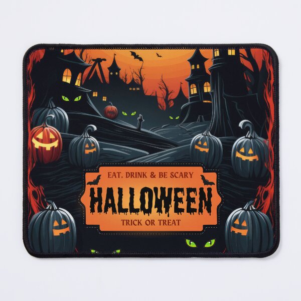 Item preview, Spooky Halloween, Eat Drink & Be Scary designed and sold by ArtPixelHaven.