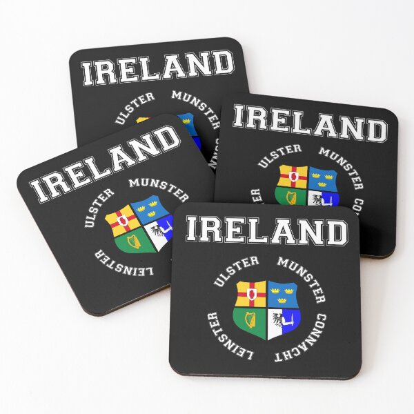 Aperçu de l'œuvre Irlande Provinces Ulster Munster Connacht Leinster créée et vendue par REAL IRISH GIFTS.