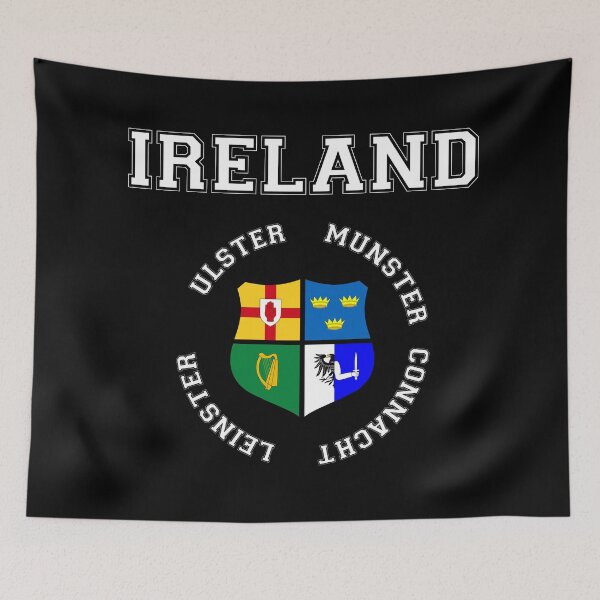 Aperçu de l'œuvre Irlande Provinces Ulster Munster Connacht Leinster créée et vendue par REAL IRISH GIFTS.