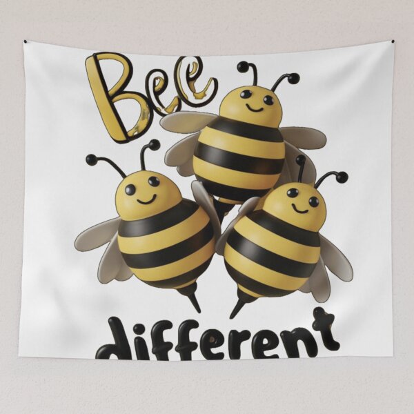 Item preview, bee, bees, be different, honey, bee, bees, be different, honey, designed and sold by Divine-Favour.