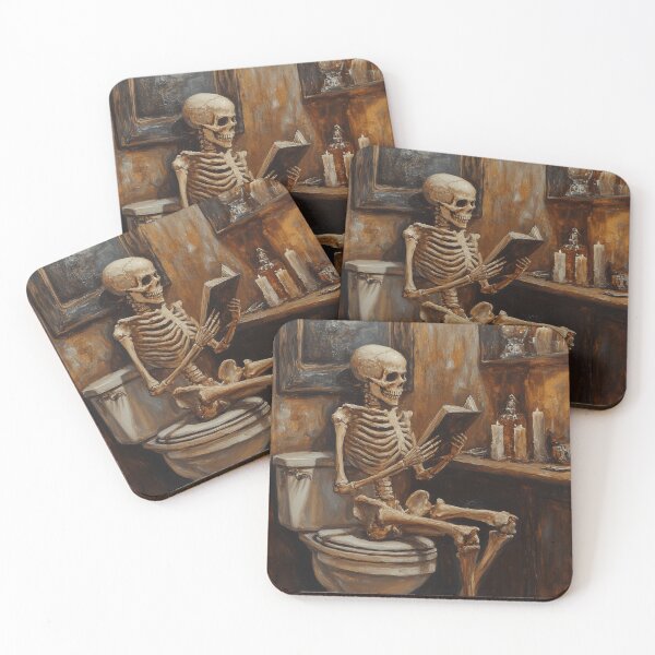 Item preview, Skeleton's Quiet Time designed and sold by Rootcat ™.