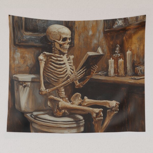 Item preview, Skeleton's Quiet Time designed and sold by Rootcat ™.